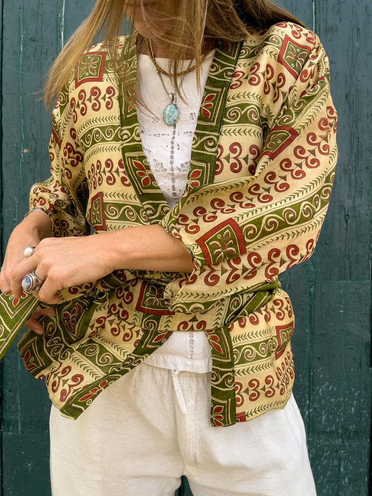 sari kimono jeya dai blazer ethical fashion debbie ohmat